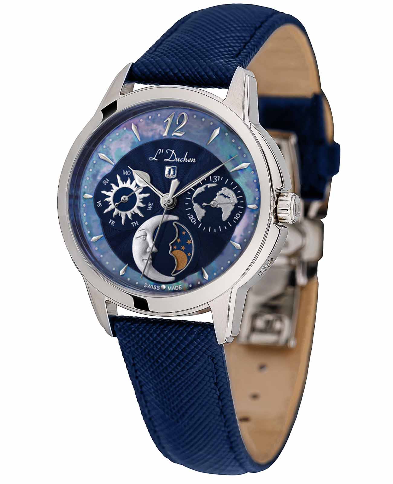 L'Duchen L'Duchen Celeste D 857.13.37 , наручные женские часы фото под углом